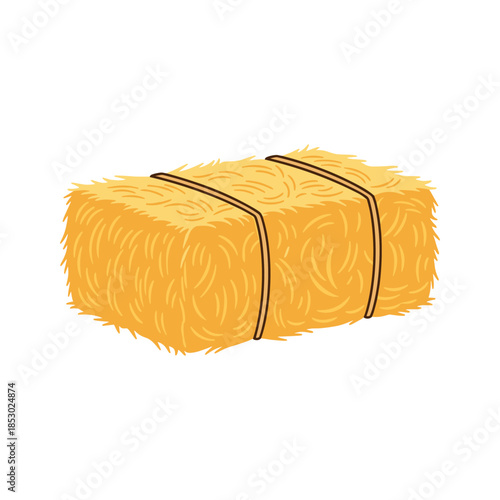 Yellow Hay Bale