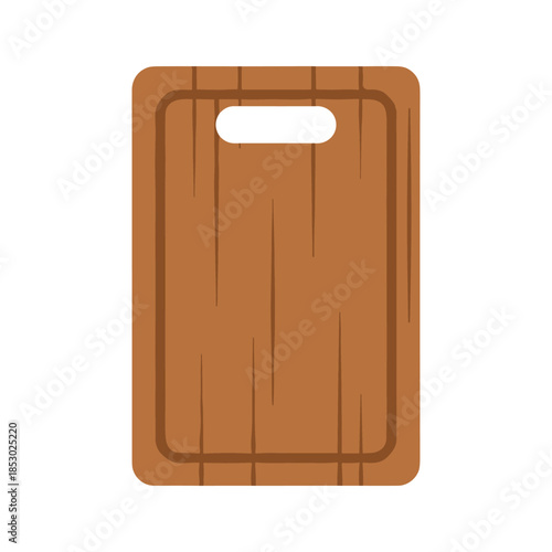 Wooden cutting board illustration