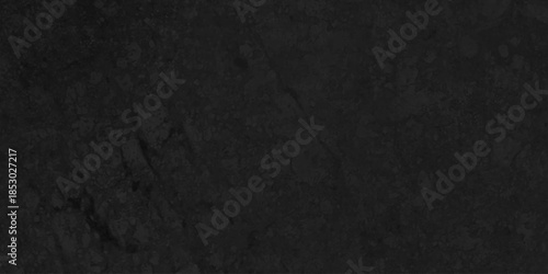 Dark black old wall paper grunge background. black blackboard and chalkboard texture. Dark black concrete wall texture element vintage grunge charcoal paint rough, distress backdrop background.
