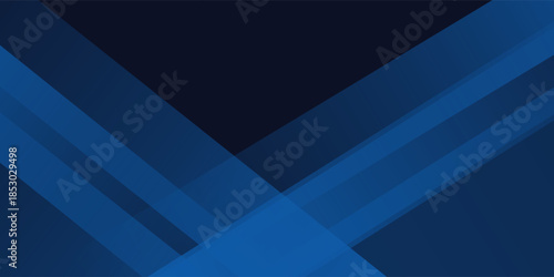 Blue black abstract background geometry shine and layer element vector for presentation design. Suit for business, corporate, institution, party, festive, seminar, and talks