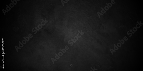 Dark black old wall paper grunge background. black blackboard and chalkboard texture. Dark black concrete wall texture element vintage grunge charcoal paint rough, distress backdrop background.