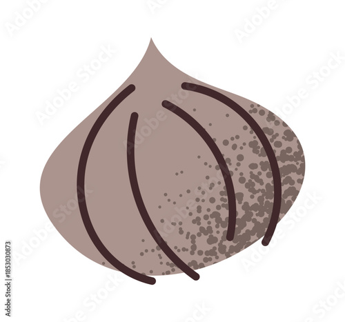 Fresh garlic cloves pizza seasoning