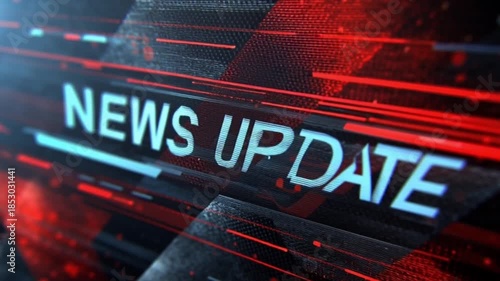 “News Update” Motion Graphics Package Featuring Advanced Broadcast Design, Dynamic Visual Effects, and Modern News Presentation for Real-Time Updates Across Television and Digital Media Platform