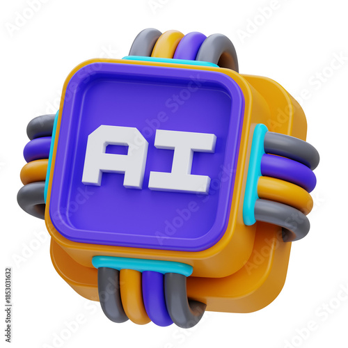 ai 3d icon