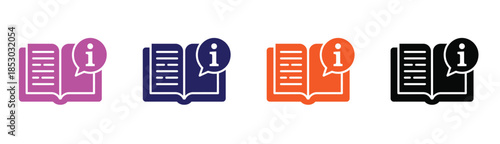 Open Book with Digital Data and Glowing Symbols Knowledge Technology and Education Con