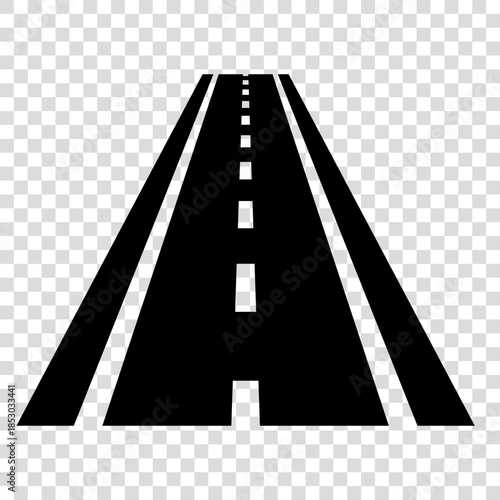 Road vector icon