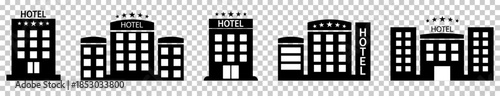 Set of hotel icons
