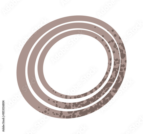 Onion rings sticker pizza ingredient