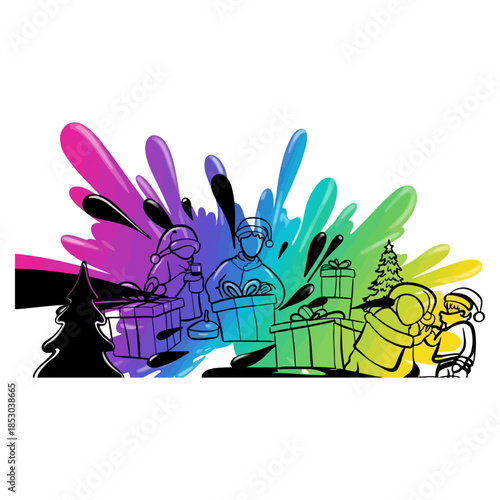 featuring-Christmas-celebration-rendered-as-line-art.ai