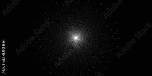 Spiral sound wave rhythm abstract dynamic lines vector background