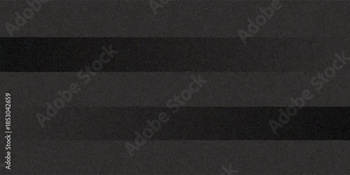 Black abstract background design. Modern wavy line pattern (guilloche curves) in monochrome colors. Premium stripe texture for banner, business backdrop. Dark horizontal vector template
