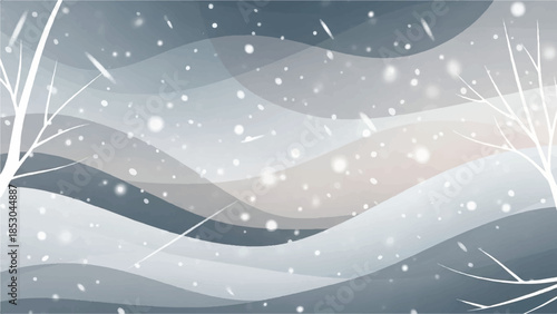 Abstract Organic Fluid Background with Smooth Curved Shapes and Modern Purple Blue Color Palette for Contemporary Design and Creative Visual Projects