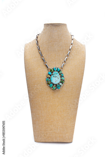 Quality Native American silver and turquoise necklaces