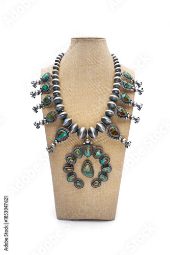 Quality Native American silver and turquoise necklaces