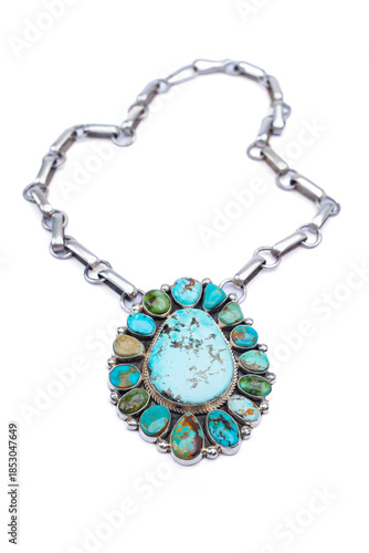 Quality Native American silver and turquoise necklaces