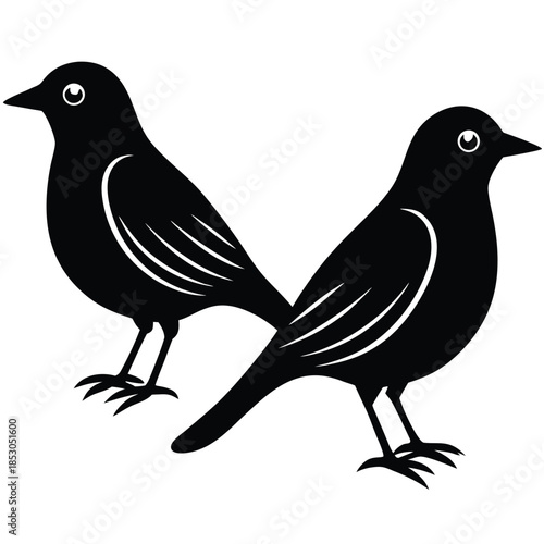 Birds icon vector set. fly illustration sign collection. nature symbol.