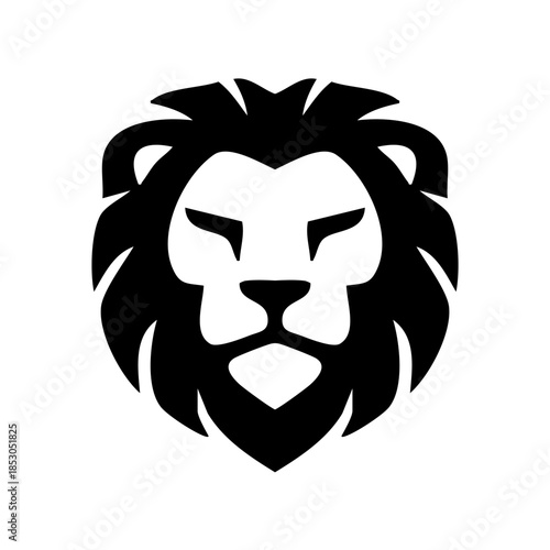 Lion mascot vector. Lion head logo