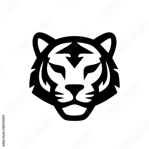 Tiger mascot vector. Tiger logo