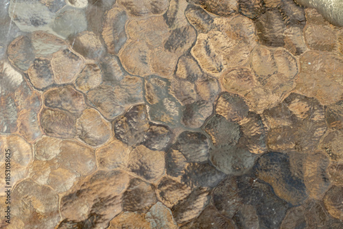 Abstract stone tile patterned surface