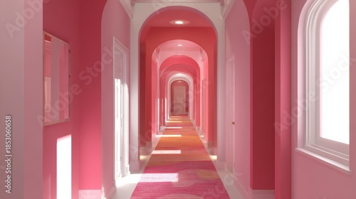 Pink corridor from falling numbers 