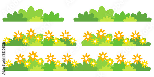 green grass illustration, sustainable grass nature, grass design in flat style	