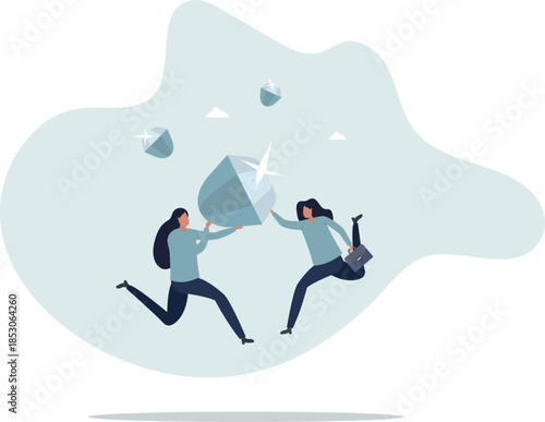 Core value or value proposition, CLV customer lifetime value or company valuation, profit or corporate worth concept.Life and employment of people.