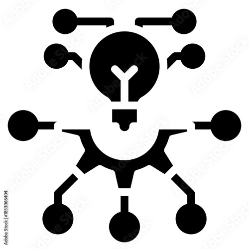 Continuity icon in vector illustration downtime, plan, resilience, acceptable, strategy, continuity etc, solid vector design illustrator