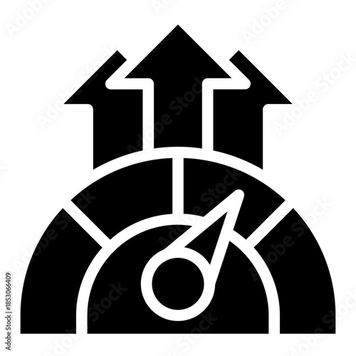 Continuity icon in vector illustration downtime, plan, resilience, acceptable,, solid vector design illustrator