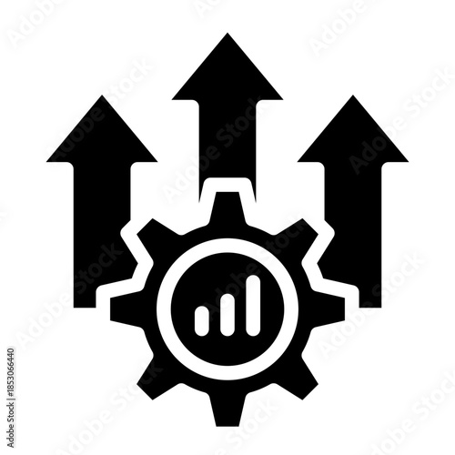 Continuity icon in vector illustration downtime, Containing capability, organization, delivery, product management, acceptable, solid vector design illustrator