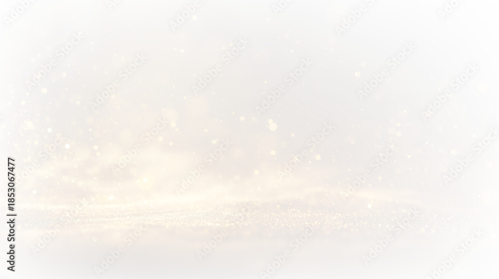 Fototapeta premium Light particles scatter in the air creating a soft background effect suitable for various design projects