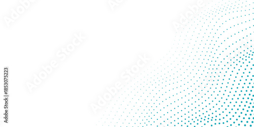 Transparent Vector Gradient Blue Color Halftone Background Staggered Dots Pattern modern dotted