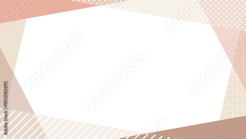 くすみ　ピンク　フレーム　16:9