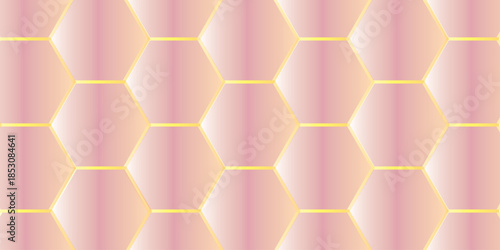 Abstract  3d hexagon light creative digital concept vector surface tile and mosaic background . multicolor hexagon geometric honeycomb texture background. creative decorative element fabric .