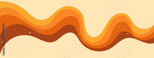 Zebra groovy Y2K orange color lines.