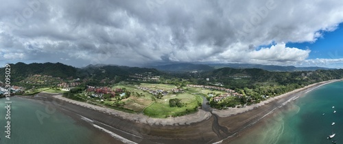 Panoramic Jaco Beach Costa Rica view