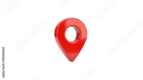 Red shiny map marker pin Free Download Red shiny map marker pin - GFXLoad