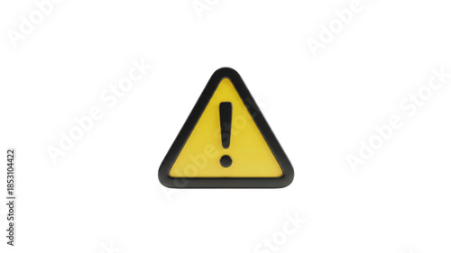 Exclamation point in Transparent Background and yellow triangle