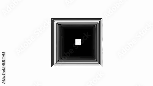 Endless dark tunnel with a bright light at the distant end, symbolizing hope and future.