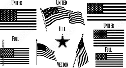 Freedom Eagle Emblem Vector Illustration