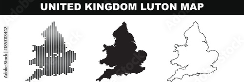 United Kingdom Luton Map