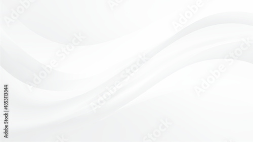 Smooth white wavy abstract background texture