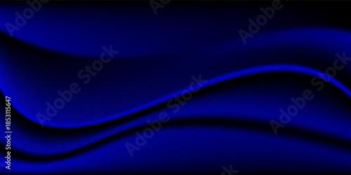 Noise texture grainy background blue black abstract glowing color gradient shape dark retro banner poster header backdrop design flayer.