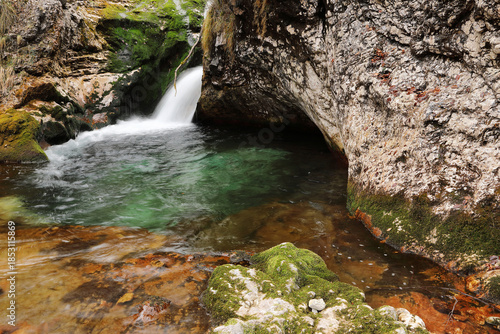 A splendid corner of an Alpine stream