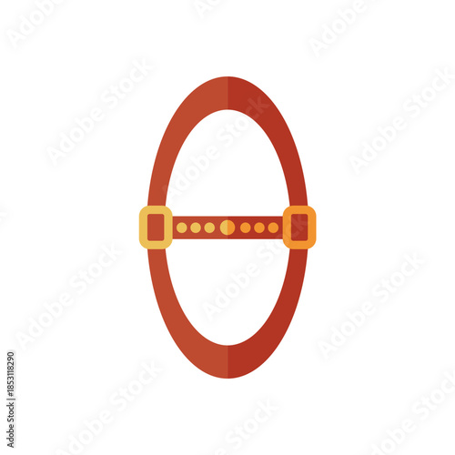 Decorative Chinese bridle icon for heritage themes.