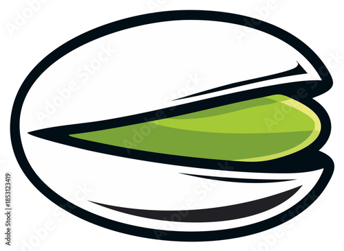 Intense green reptilian eye mascot logo for a sports team or esports clan emblem