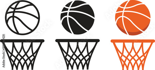 Collection of hand-drawn sport balls and equipment icons showing basketball soccer football tennis table tennis and golf ball and racquet vector