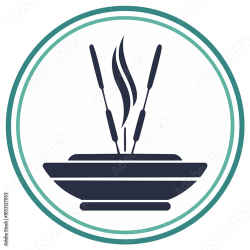 Acupuncture needles steaming over a bowl symbolizing wellness and alternative medicine treatment