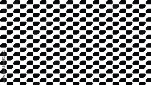 Serrated Striped Black White Color for Background