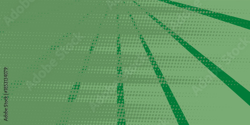 Image of yellow puzzle pieces over green spinning stripes background. national puzzle day and games concept digitally generated concept.