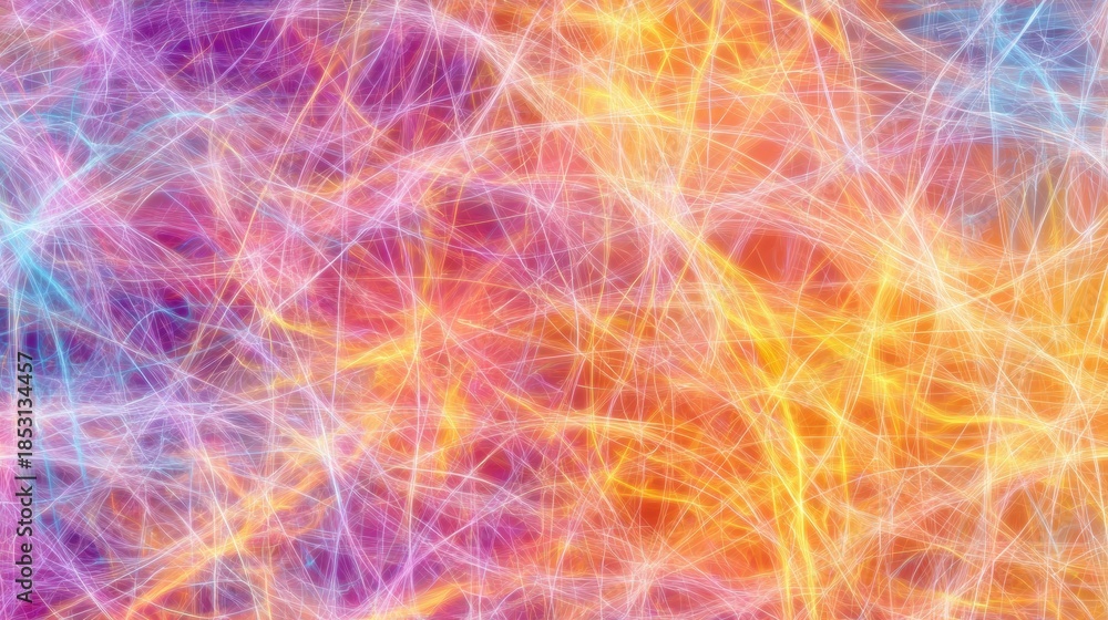 Obraz premium Colorful lines show movement and energy in a digital design